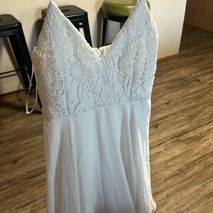 White Lovetree L mini dress